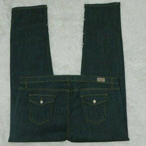 Judy Blue Jeans Dark Blue Wash Plus Size Jeans Pocket Flaps Size 5XL